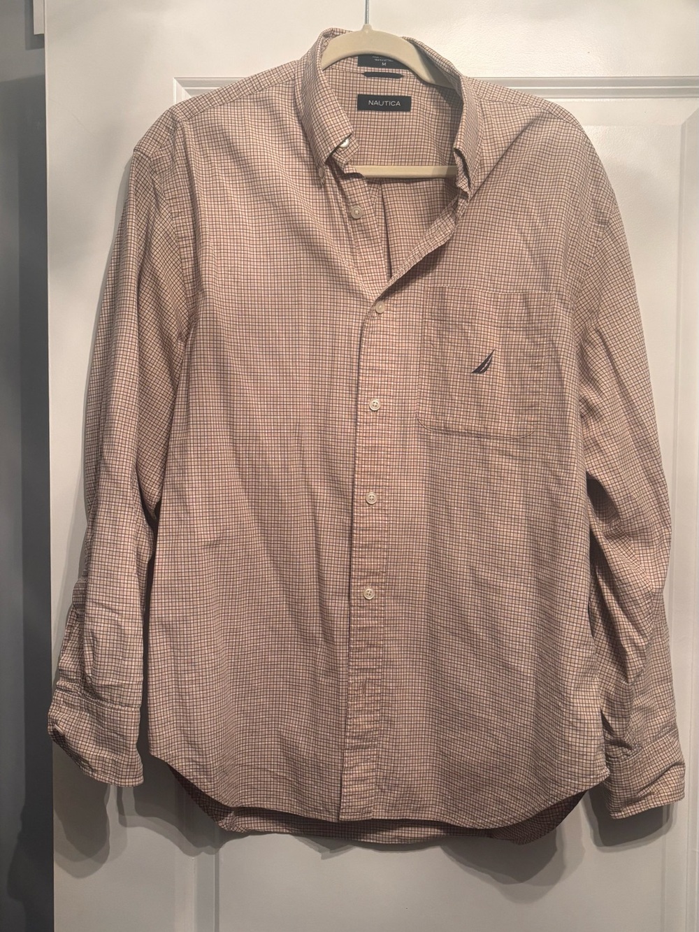 Nautica Men's Long-Sleeve Button-Down Shirt
